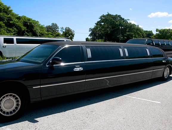 Young Women in Limo